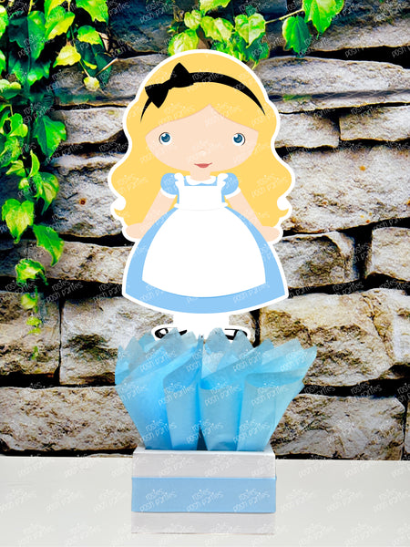 Alice in Wonderland Theme | Alice Baby Shower or Birthday | Alice in Wonderland Centerpiece Party Decoration SET OF 4