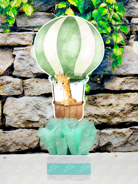 Jungle Safari Hot Air Balloon Baby Shower Theme | Hot Air Balloon Birthday Centerpiece | Hot Air Balloon Party Decoration | Hot Air Balloon SET OF 4