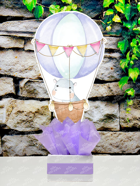 Jungle Safari Hot Air Balloon Baby Shower Theme | Hot Air Balloon Birthday Centerpiece | Hot Air Balloon Party Decoration | Hot Air Balloon SET OF 4