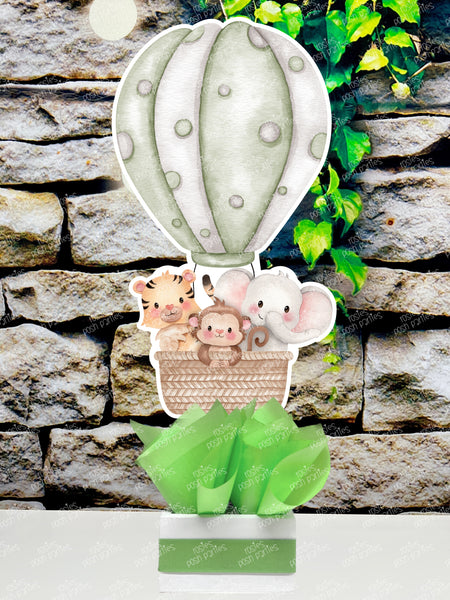 Safari Jungle Hot Air Balloon Baby Shower Theme | Hot Air Balloon Birthday Centerpiece | Hot Air Balloon Party Decoration | Hot Air Balloon SET OF 3