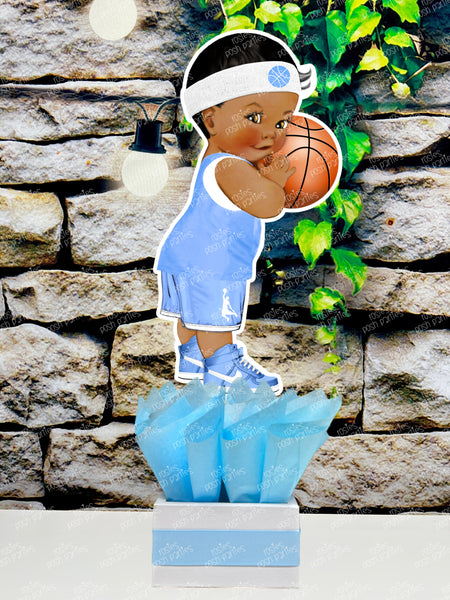 Basketball Theme | Royal Prince Baby Shower | Sports Birthday Table Centerpiece Decoration INDIVIDUAL