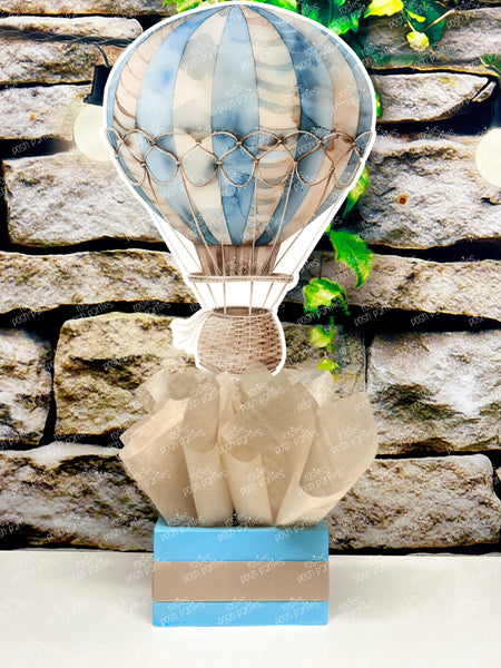 Hot Air Balloon Baby Shower | Bear Beary Baby Shower Theme | Airplane Birthday Centerpiece | Hot Air Balloon Bear Airplane INDIVIDUAL