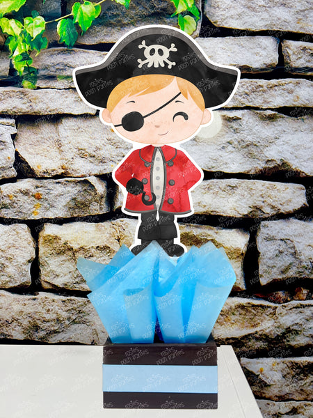 Pirate Birthday Theme | Pirate Baby Shower | Pirate Decoration | Ahoy Baby Shower | Ahoy Its a Boy Theme | Centerpiece Decoration SET OF 5