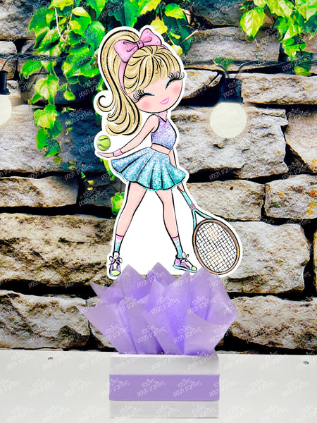 Blonde Tennis Theme | Tennis Girl Birthday | Sports Theme | Aced Tennis Birthday | Game Set Match Tennis Baby Shower | Party INDIVIDUAL