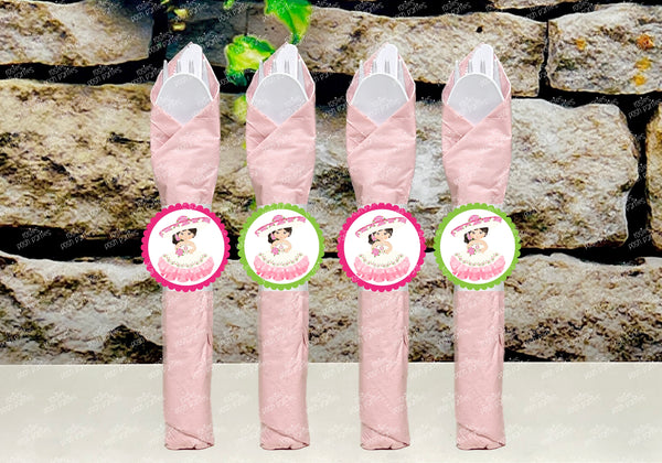 Charra First Communion | Charro Napkin Wrapped Utensil Favor | Charra Mariachi Theme Communion Quinceanera | Charra Decoration VARIETY