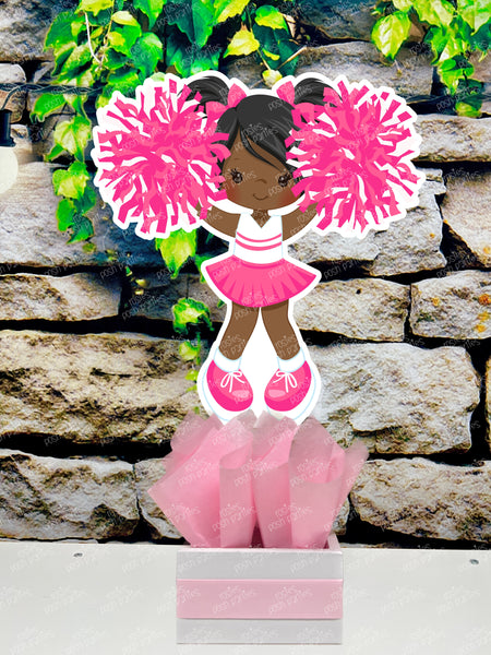 Cheerleader Birthday Theme African Hair Cheerleader Centerpiece Decoration INDIVIDUAL