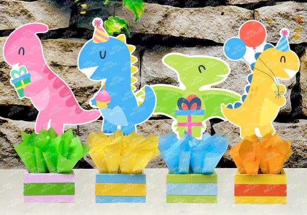 Dinosaur Theme | Dino Birthday Party | Dino-Mite Table Centerpiece Party Decoration INDIVIDUAL