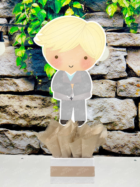 Boy First Communion Theme | Mi Primera Comunion Nino Decoration Recuerdo | First Communion Centerpiece | First Holy Communion INDIVIDUAL