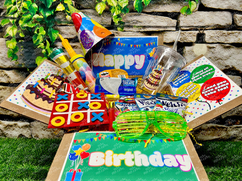 University and College Care Package | Happy Birthday Package | College Care Package | Birthday Party In A Box Care Package | College Gift