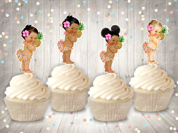 Hawaiian Luau Bash | Luau Baby Shower Party | Cupcake Birthday Theme | Gender Reveal Baby Shower | Luau Theme | Hawaiian Theme VARIETY