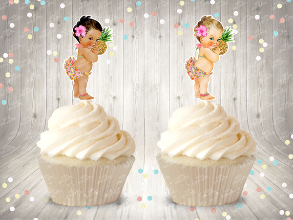 Hawaiian Luau Bash | Luau Baby Shower Party | Cupcake Birthday Theme | Gender Reveal Baby Shower | Luau Theme | Hawaiian Theme VARIETY