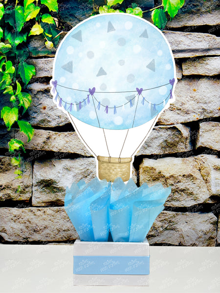 Cute Hot Air Balloon Baby Shower Theme | Hot Air Balloon Birthday Centerpiece | Hot Air Balloon Party Decoration | Hot Air Balloon SET OF 4