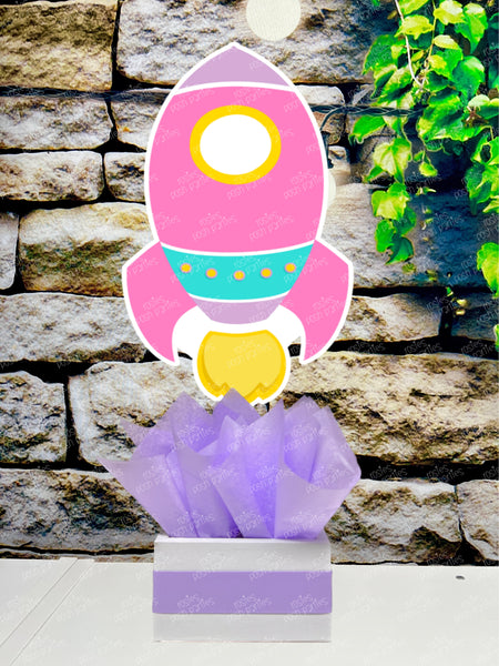 Outer Space Theme | Blast Off Centerpiece Decoration | Solar System Planets Birthday | Astronaut Baby Shower | INDIVIDUAL