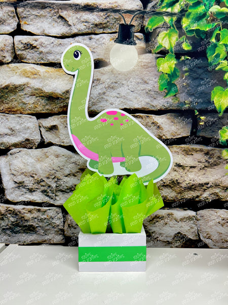 Pink Dinosaur Theme | Pink Dinosaur Baby Shower or Birthday | Dinosaur Table Centerpiece Party Decoration INDIVIDUAL