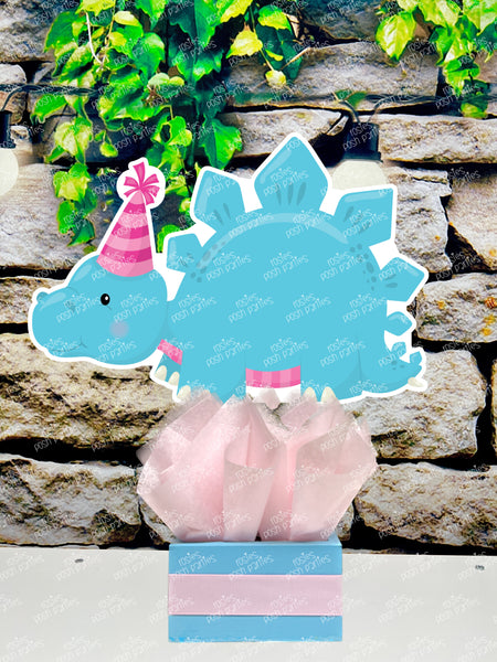 Pink Dinosaur Theme | Pink Dinosaur Baby Shower | Pink Dinosaur Birthday Centerpiece Decoration | Girl Dinosaur Party Decoration SET OF 5