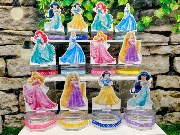 Princess Birthday Theme Favors | Candy favor Jars | Princess Theme | Princess Party | Princess Baby Shower | Party Favor | Favors SET OF 12