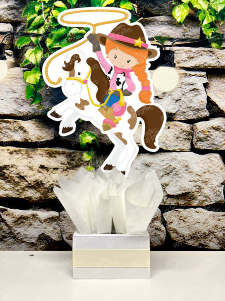 Cowgirl Theme | Cowgirl Birthday Party | Western Theme | Pink Western Cowgirl | Cowgirl Baby Shower | Western Centerpiece | INDIVIDUAL