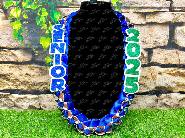 Softball Sports Graduation Lei | Promotion Gift Lei | Sports Senior Night Gift Lei | Braided Ribbon Lei | Graduation Ribbon Lei | Graduate