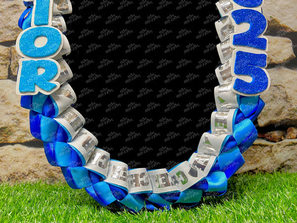 Tennis Sports Graduation Lei | Promotion Gift Lei | Sports Senior Night Gift Lei | Braided Ribbon Lei | Graduation Ribbon Lei | Graduate