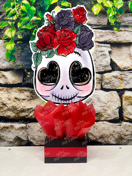 Valentine Party Theme | Spooky Valentine | Be My Valentine Party Table Centerpiece | Goth Valentine | INDIVIDUAL