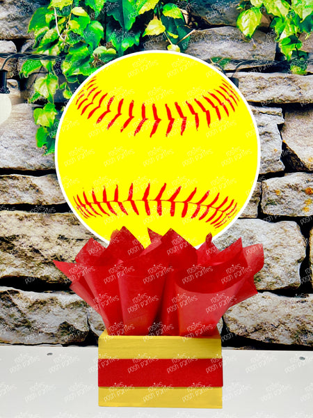 Sports Theme Centerpiece | Tennis Softball Birthday | Sport Party | Sports Birthday | Volleyball Birthday Sport Theme Shower INDIVIDUAL