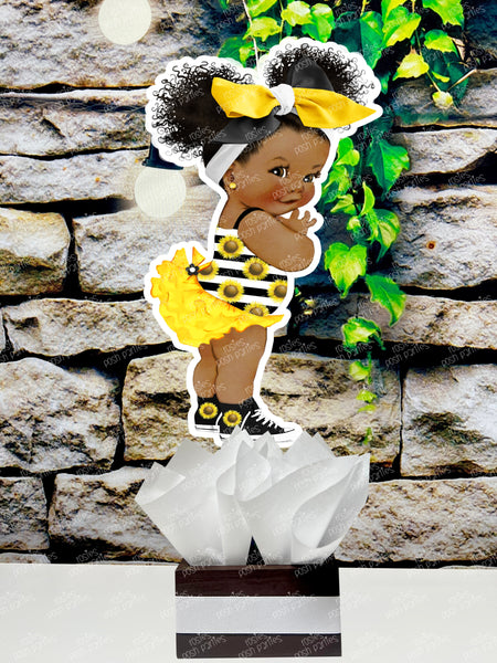 Sunflower Girl Birthday Theme | Sunflower Girl Baby Shower Theme | Sunflower Theme | Sunflower Centerpiece | Yellow Sunflower INDIVIDUAL