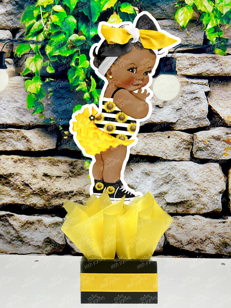 Sunflower Girl Birthday Theme | Sunflower Girl Baby Shower Theme | Sunflower Theme | Sunflower Centerpiece | Yellow Sunflower INDIVIDUAL