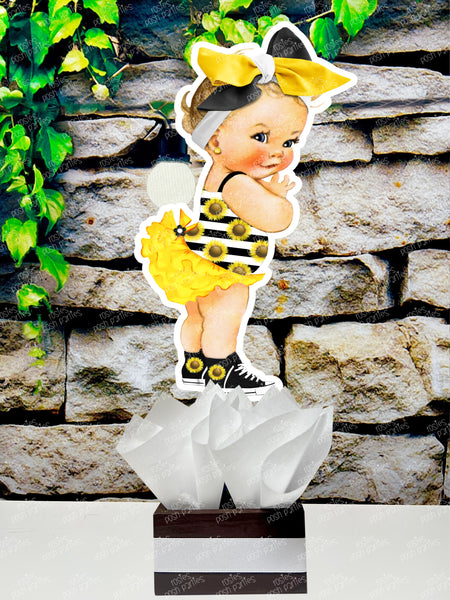 Sunflower Girl Birthday Theme | Sunflower Girl Baby Shower Theme | Sunflower Theme | Sunflower Centerpiece | Yellow Sunflower INDIVIDUAL