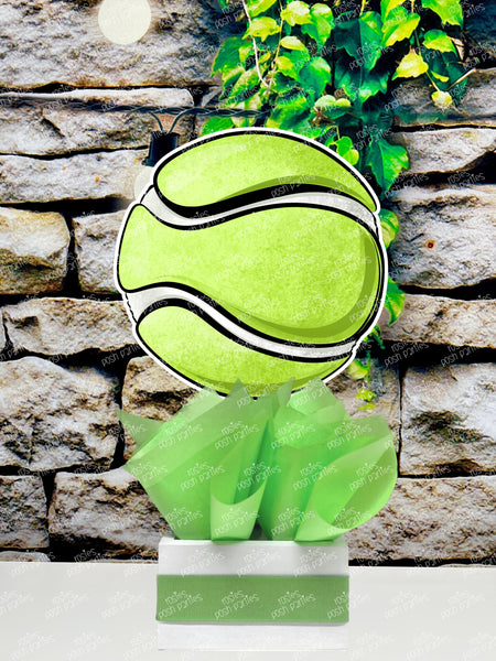 Brown Tennis Theme | Tennis Girl Birthday | Sports Theme | Aced Tennis Birthday | Game Set Match Tennis Baby Shower | Party SET OF 4