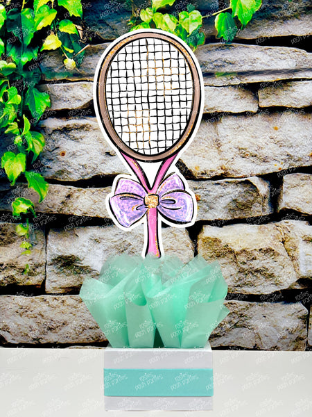 Black Hair Tennis Theme | Tennis Girl Birthday | Sports Theme | Aced Tennis Birthday | Game Set Match Tennis Baby Shower | Party SET OF 4