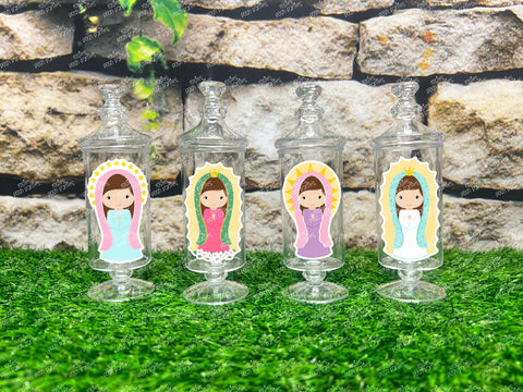 Lady of Guadalupe Favor | Virgen de Guadalupe Theme | Virgen Guadalupe Party Favor | Guadalupe Baptism Party | Virgencita Plis SET OF 12