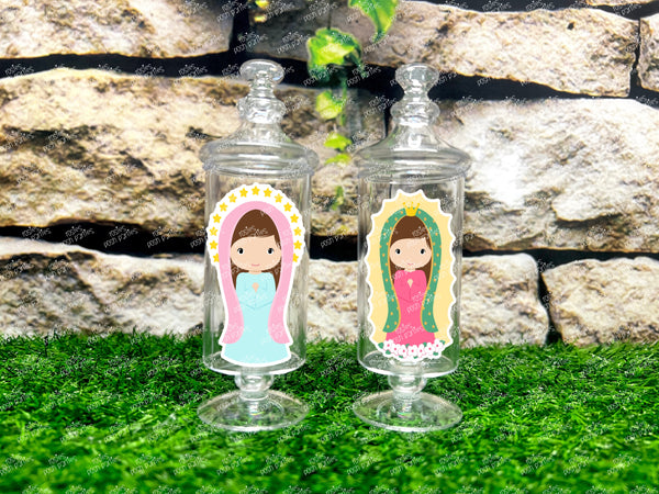 Lady of Guadalupe Favor | Virgen de Guadalupe Theme | Virgen Guadalupe Party Favor | Guadalupe Baptism Party | Virgencita Plis SET OF 12