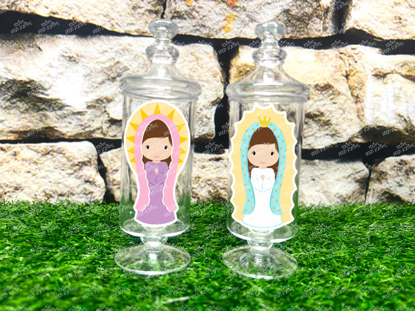 Lady of Guadalupe Favor | Virgen de Guadalupe Theme | Virgen Guadalupe Party Favor | Guadalupe Baptism Party | Virgencita Plis SET OF 12