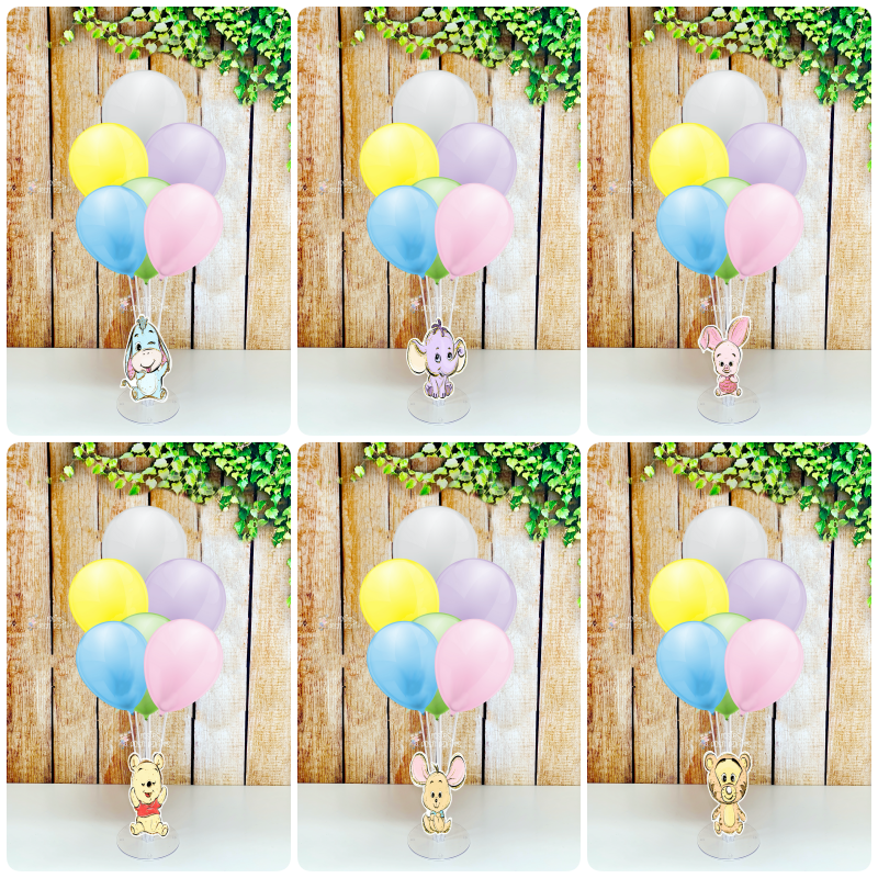 winnie pooh party theme decoration 7pc centerpieces decoration party  babyshower, Pooh Party Honeycomb Centerpiece Table Decorations,Winnie Pooh  Theme Birthday Party Supplies 