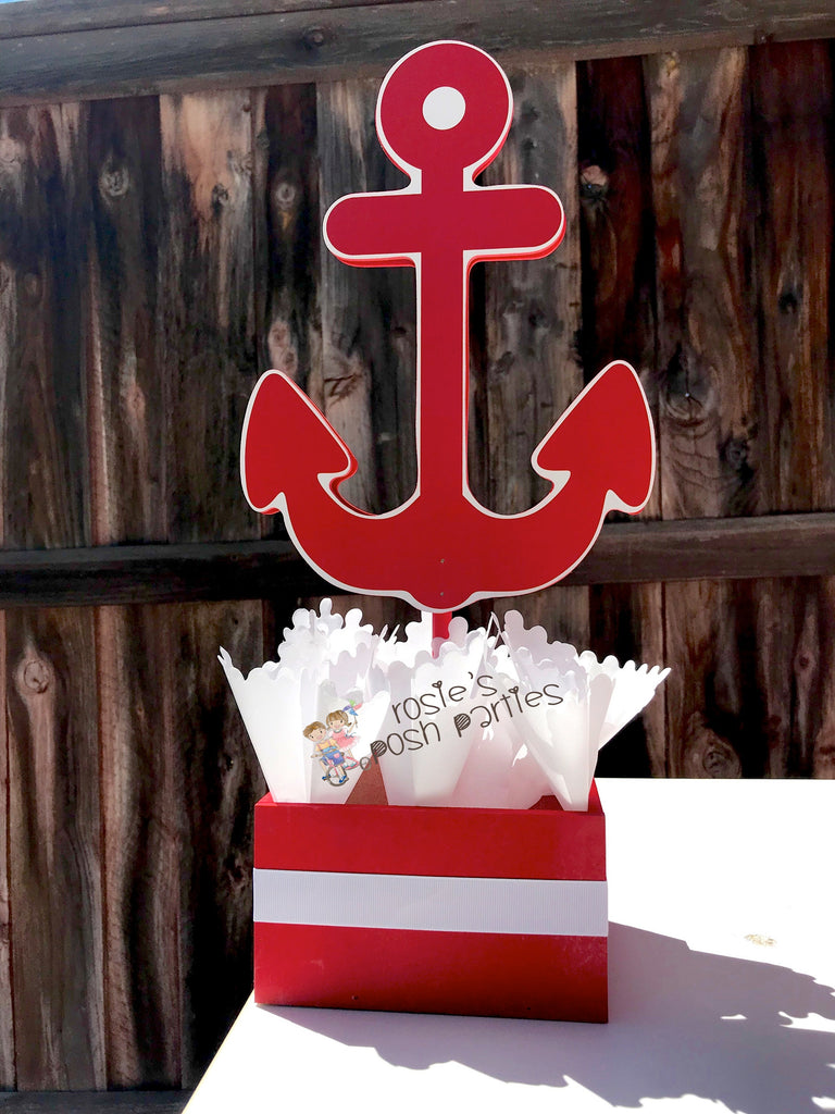 Nautical Boy Baby Shower Nautical Birthday Centerpiece for Guest Table or  Cake Table Nautica Baby Shower Birthday centerpiece INDIVIDUAL