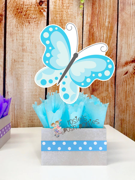 Butterfly birthday Decorations Butterfly party centerpieces Garden party decoration Spring birthday Spring Party centerpiece party SET OF 4