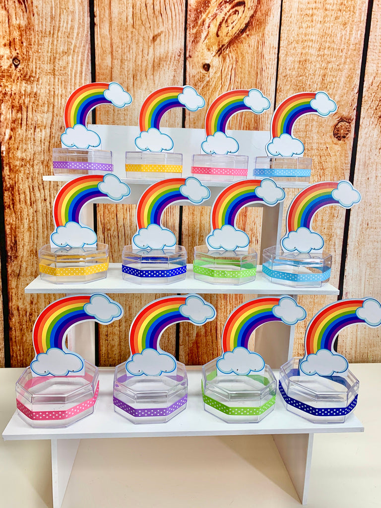 Rainbow Theme Birthday or Baby Shower Party Favor Decoration