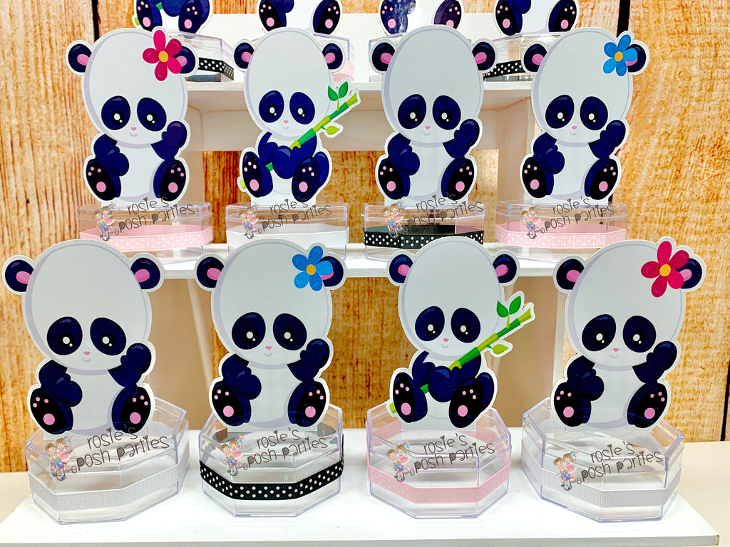  Party Like a Panda Bear - Baby Shower or Birthday Party Mini  Favor Boxes - Party Treat Candy Boxes - Set of 12 : Home & Kitchen