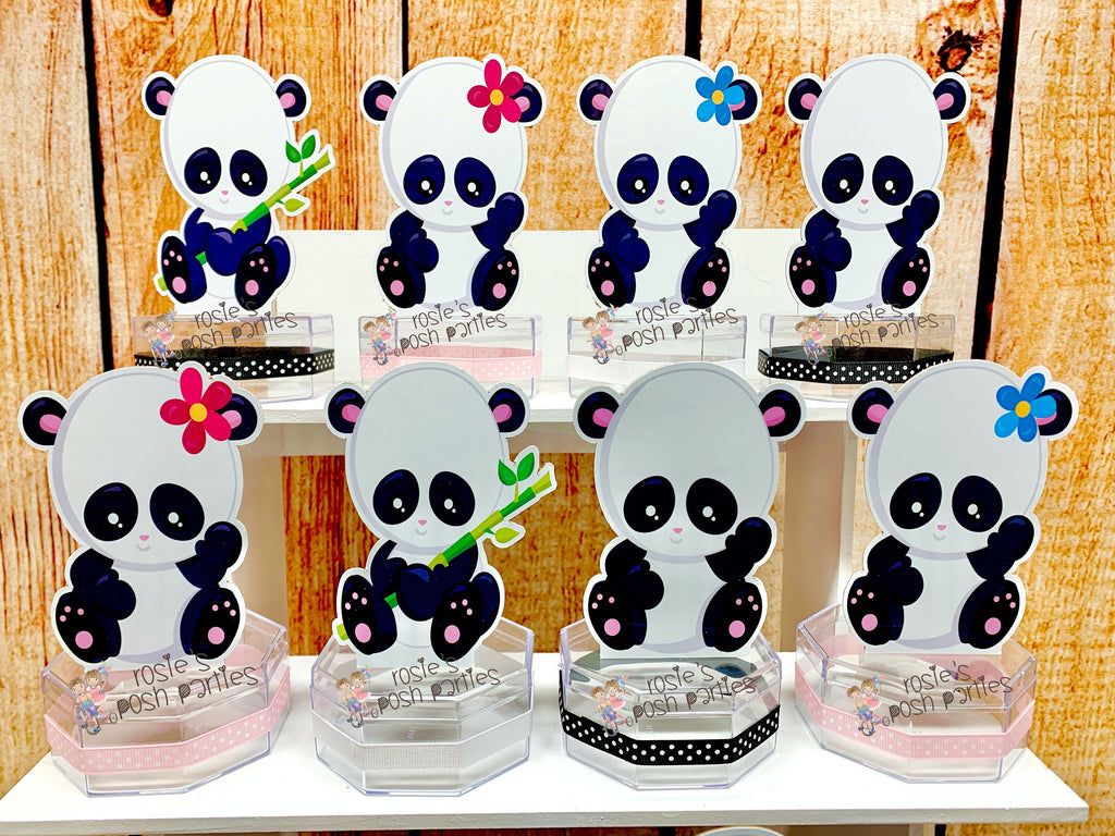  Party Like a Panda Bear - Baby Shower or Birthday Party Mini  Favor Boxes - Party Treat Candy Boxes - Set of 12 : Home & Kitchen