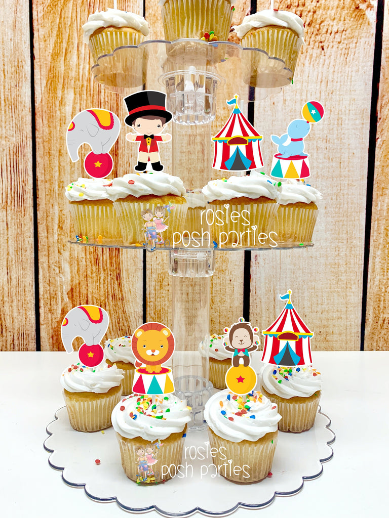 JeVenis Circus Cake Decoration Circus Cake Topper Carnival Birthday Cake  Decorations Circus Birthday Party Supplies Circus Baby Shower Decoration :  Amazon.in: Home & Kitchen