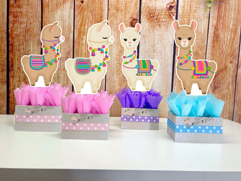 Llama Birthday Theme Centerpiece Decoration | Llama Theme | Llama Centerpiece | Alpaca Theme Baby Shower Party Centerpiece Decor INDIVIDUAL