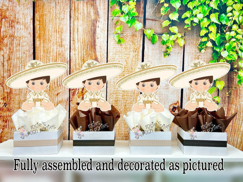 Charro Baptism | Charro Birthday Theme | Charro Mariachi Theme Bautizo Centerpiece | Charro Decoration | Charro Bautizo Party INDIVIDUAL